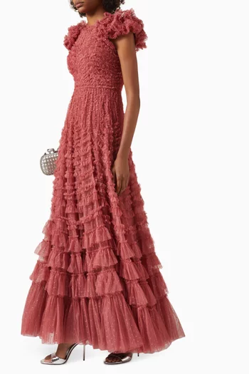La Vie En Rose Gown in Tulle
