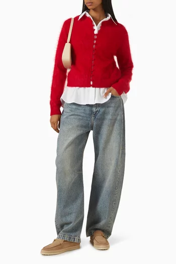 Jada Cardigan in Brushed Cashmere