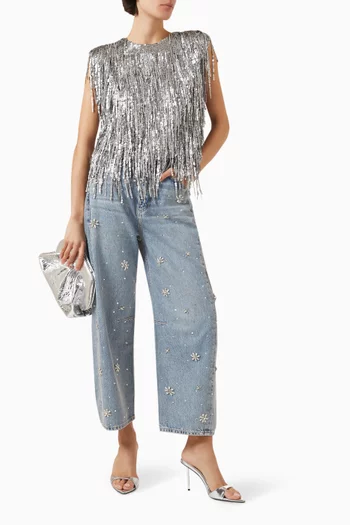 Billie Sequin-embellished Top