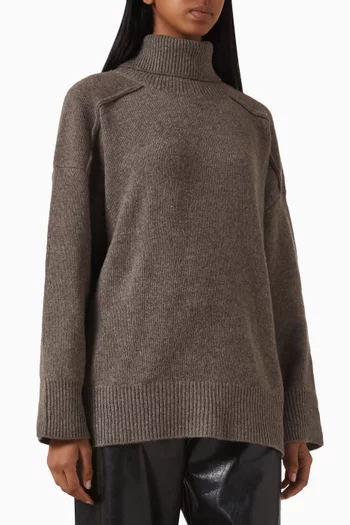Clarke Oversized Sweater in Wool