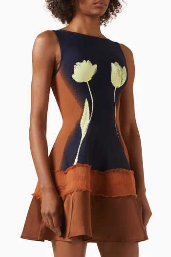 Senna Needle Punch Mini Dress