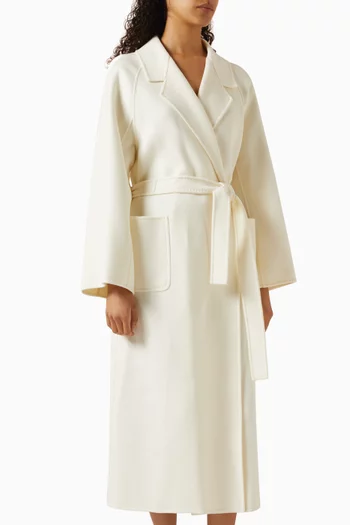 معطف سوزا بحزام صوف