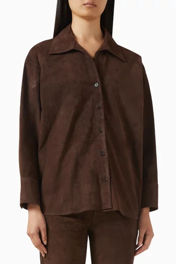 Catarine Jacket in Lamb Suede