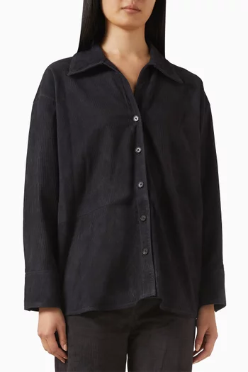 Catarine Jacket in Corduroy Suede