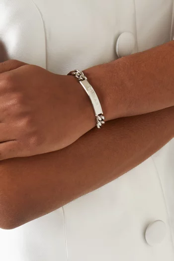 BVLGARI String Bracelet in Palladium-plated Brass