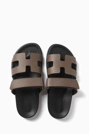 Unused Chypre Sandals in Epsom Leather, EU 38