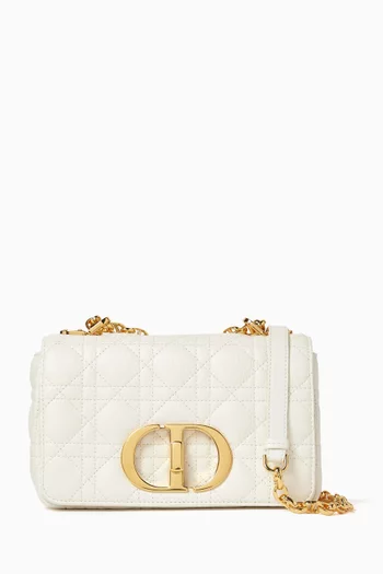 Small Caro Bag in Cannage Calfskin