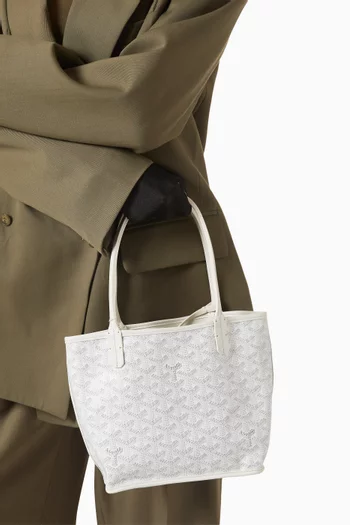 Unused Mini Anjou Tote Bag in Goyardine Canvas