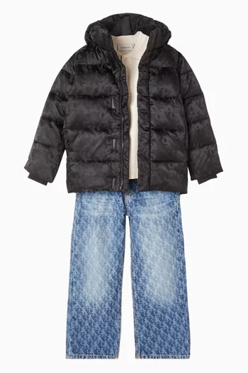 Polo Sweatshirt in Pique
