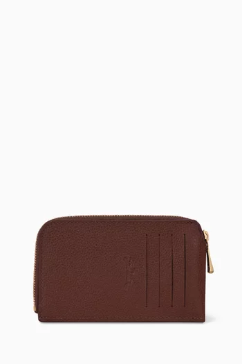 Le Foulonné Card Holder in Leather