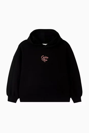 Logo Hoodie in Cotton-terry