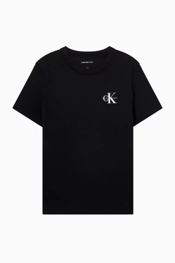 Monologo T-shirt in Cotton
