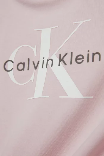 Logo T-shirt in Stretch Cotton-jersey
