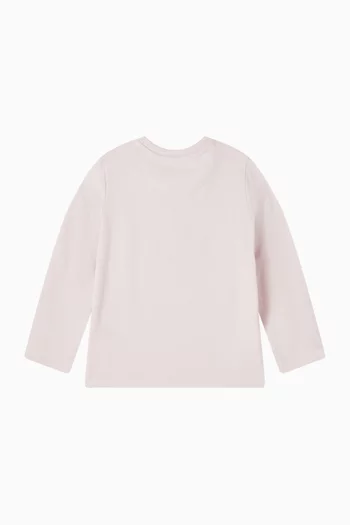 Logo T-shirt in Stretch Cotton-jersey
