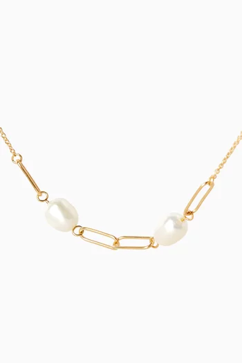 Kiku Pearl Bracelet in 18kt Gold