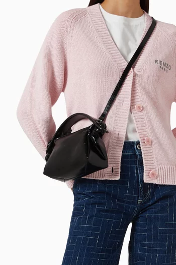 Mini Furoshiki Bag in Patent Leather