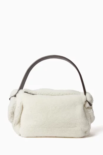Large Furoshiki Shoulder Bag in Sheepskin