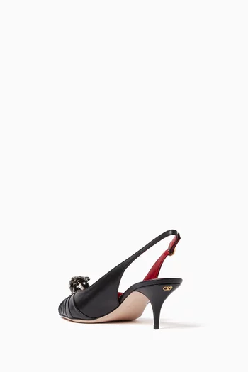 Pas De Chat 55 Pumps in Goatskin
