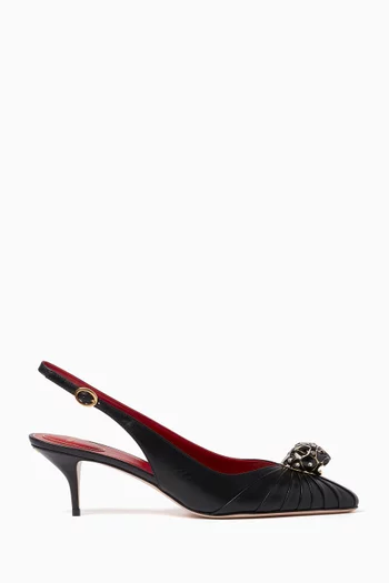 Pas De Chat 55 Pumps in Goatskin