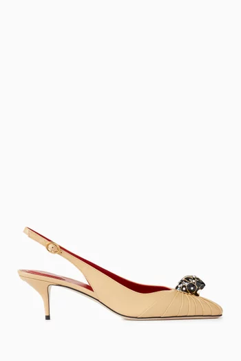 Pas De Chat 55 Pumps in Kidskin Leather