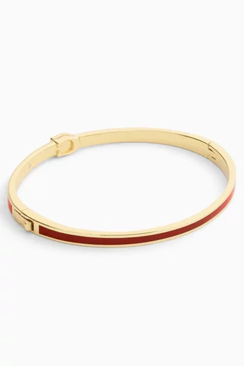 سوار بمفصلة مطلي بالمينا نحاس مطلي