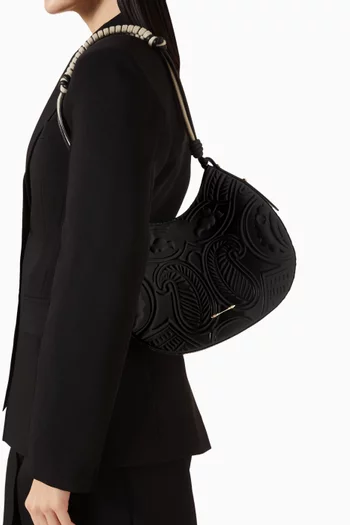 Duo Rope-handle Bag in Leather