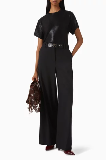 Piumato Wide-leg Pants