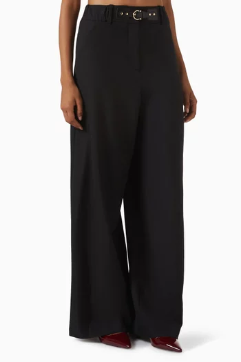 Piumato Wide-leg Pants