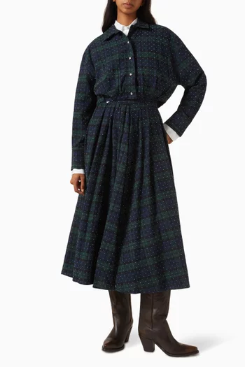 Caro Check Shirt in Cotton