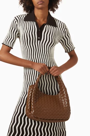 Campana Shoulder Bag in Intrecciato Leather