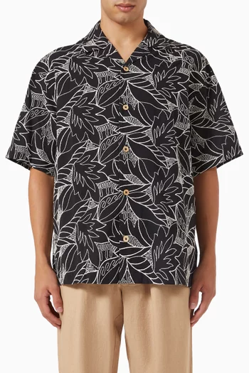 Eugene Embroidered Shirt in Cotton