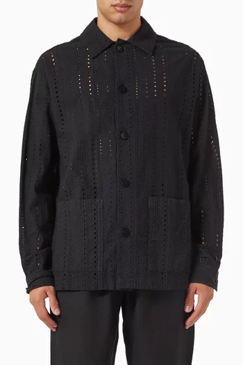 Axel Broderie Anglaise Shirt in Cotton