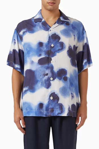 Eugene Printed Shirt in Tencel