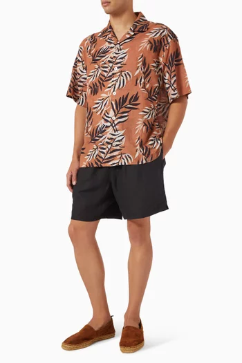 Eugene Printed Shirt in Cotton