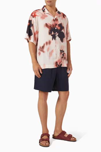 Eugene Printed Shirt in Tencel