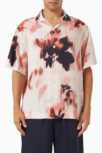 Eugene Printed Shirt in Tencel