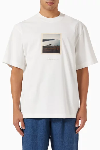 Andre Graphic-print T-shirt in Cotton-jersey