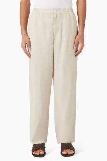 Glencoe Washed Pants in Linen