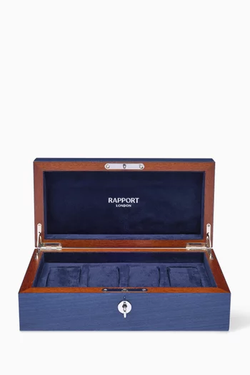 Heritage Chroma Four Watch Box in Lacquered Wood