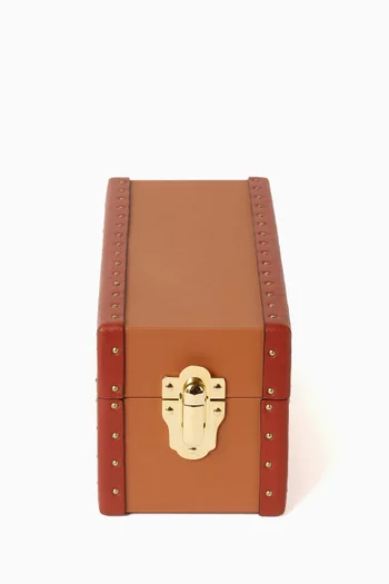 Kensington Two Watch Box in Leather