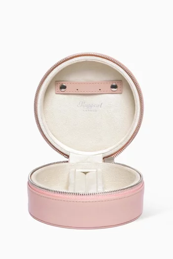 Victoria Travel Jewellery Case in Leather