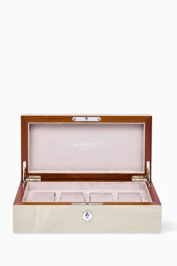 Heritage Chroma Four Watch Box in Lacquered Wood