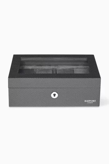 Optic Four Watch Box in Carbon Fibre