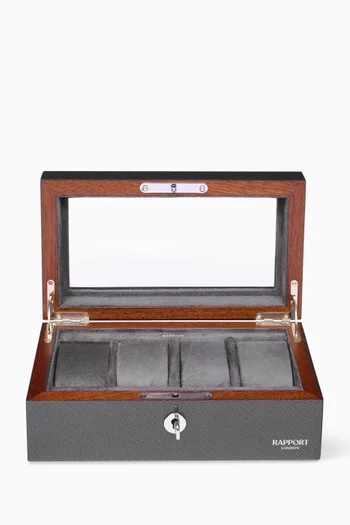 Optic Four Watch Box in Carbon Fibre