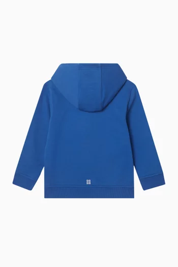 Logo-embroidered Hoodie in Cotton-fleece