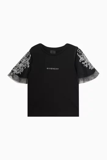 Pearl Embroidered T-shirt