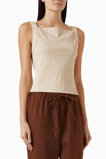 بلوزة بيرش منسوجة