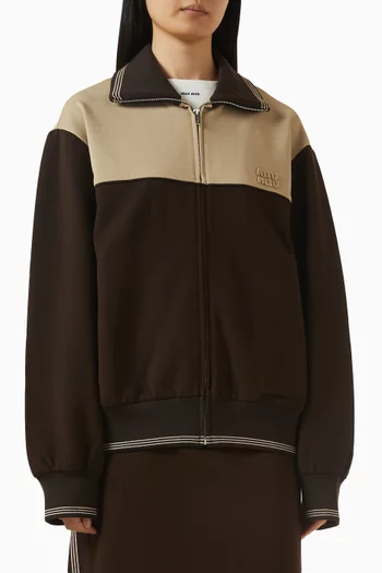 سويت شيرت بسحّاب قطن