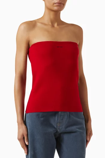 Knit Tube Top in Cotton