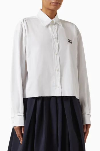 Button-up Shirt in Poplin